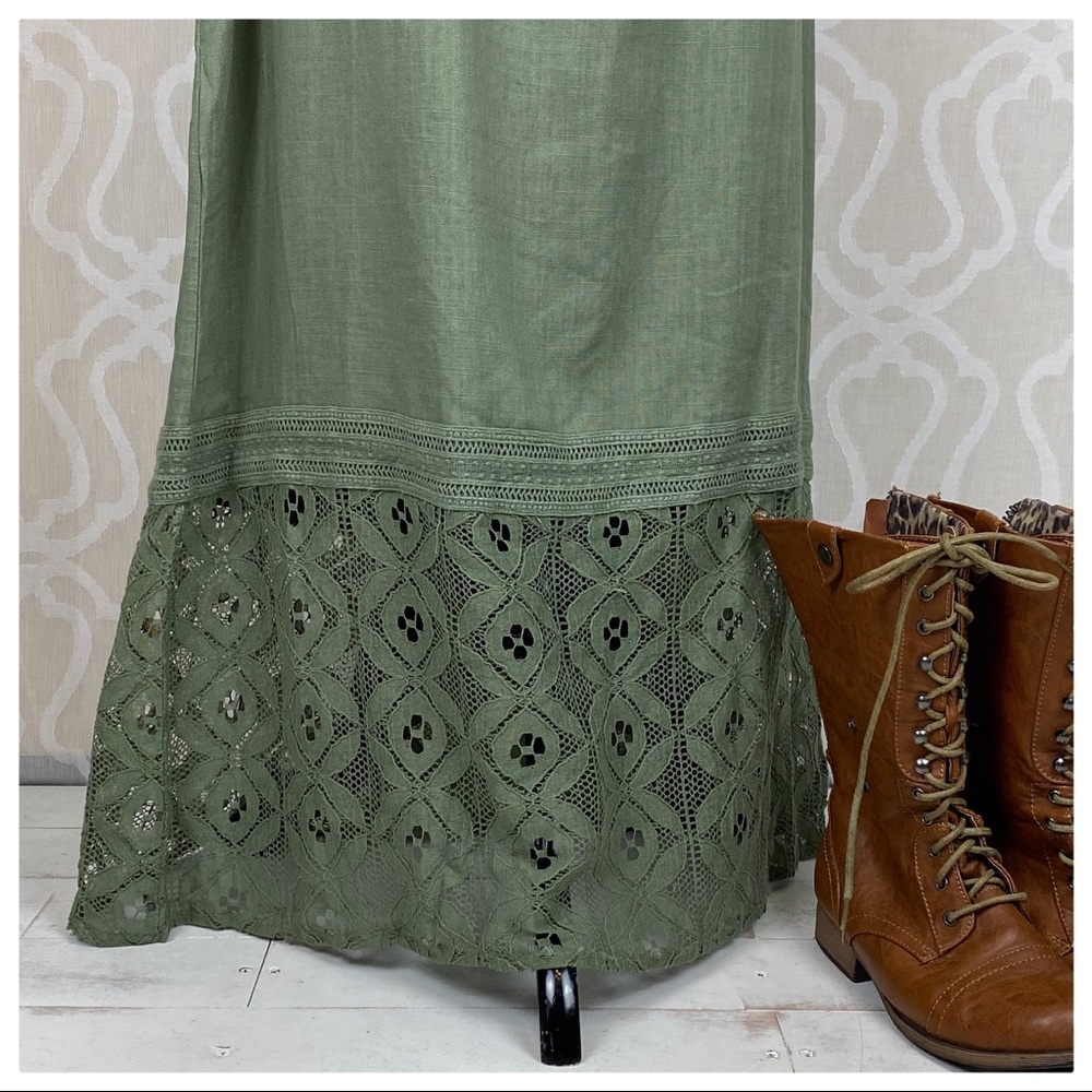 Greta Natural Fibers Flax Lagenlook Maxi - Picture 3 of 8